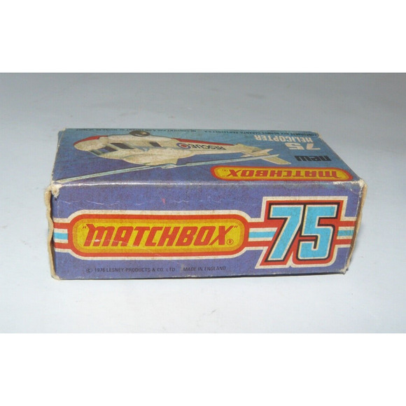 Matchbox Superfast No.75 Helicopter 1976 Mint Condition Die Cast Vehicle - Picture 6 of 12